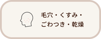 毛穴・くすみ・ごわつき・乾燥